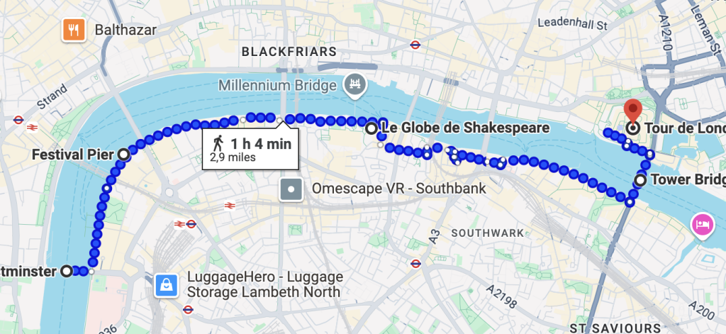 promenade à Londres